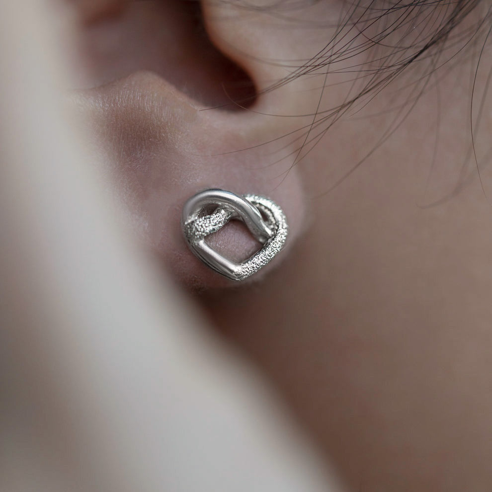 Heart Knot Earrings